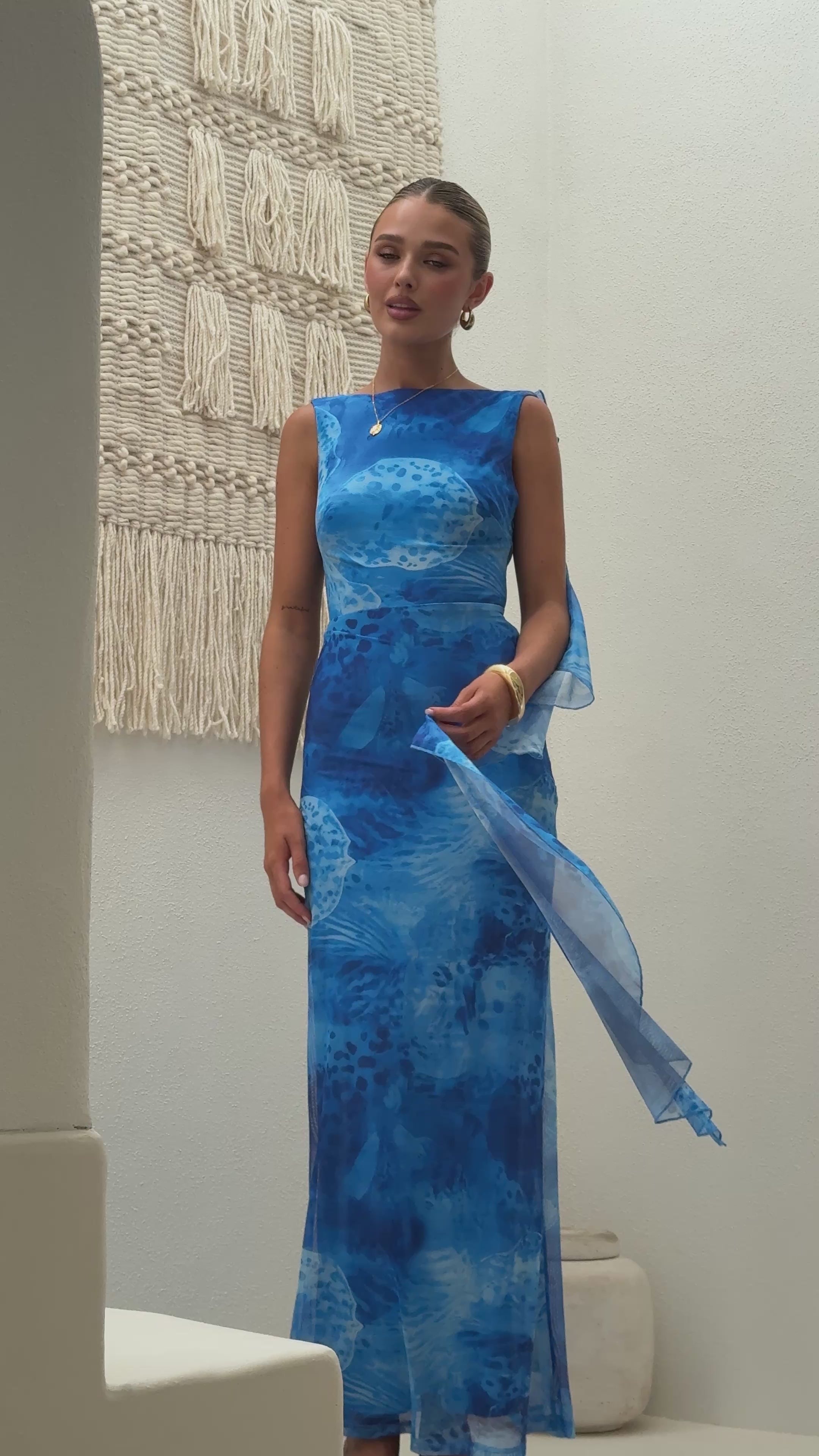 ocean blue maxi dress Ocean Blue Bridesmaid Dresses