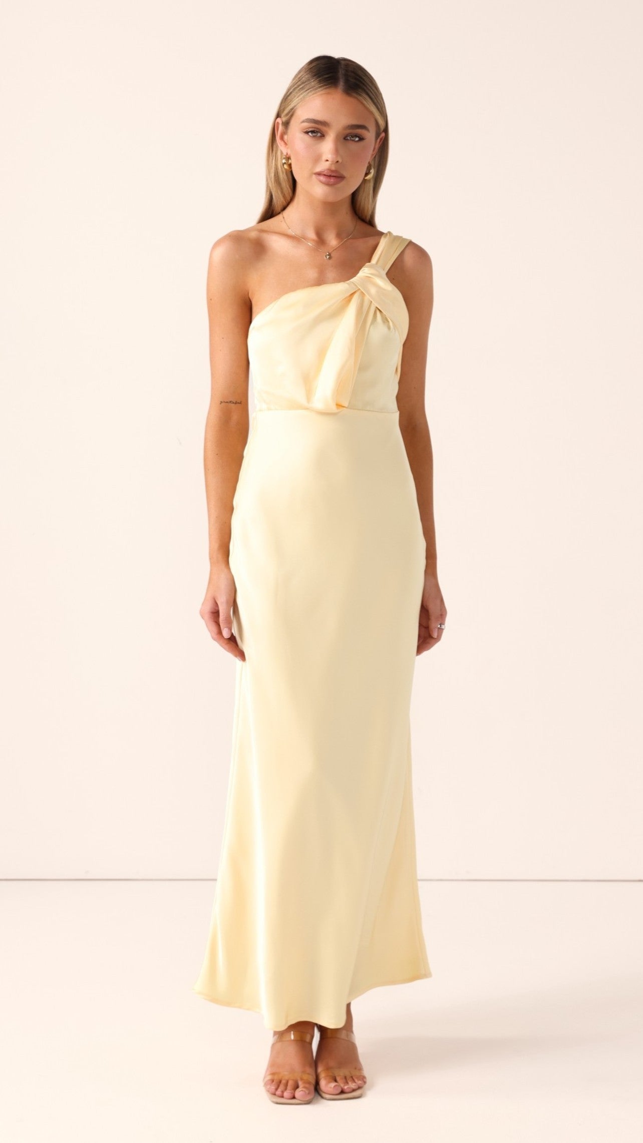 Greta Maxi Dress - Lemon - Billy J