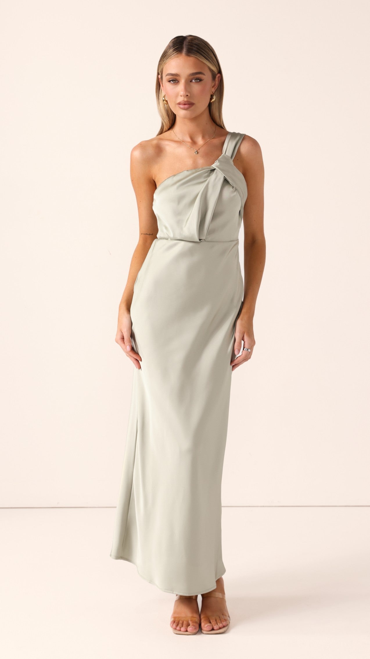 Greta Maxi Dress - Sage - Billy J