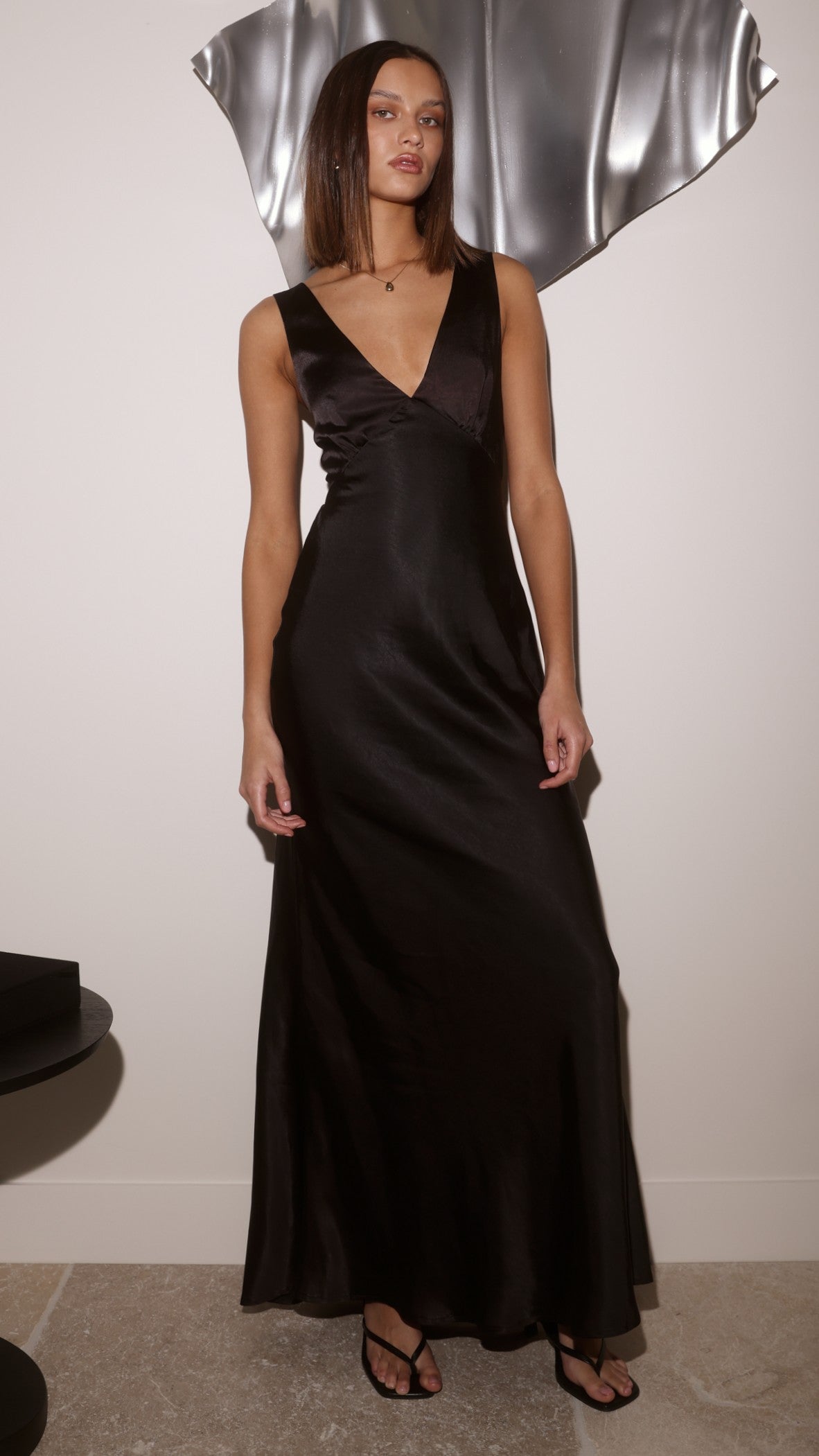 Sofia Maxi Dress - Black - Billy J