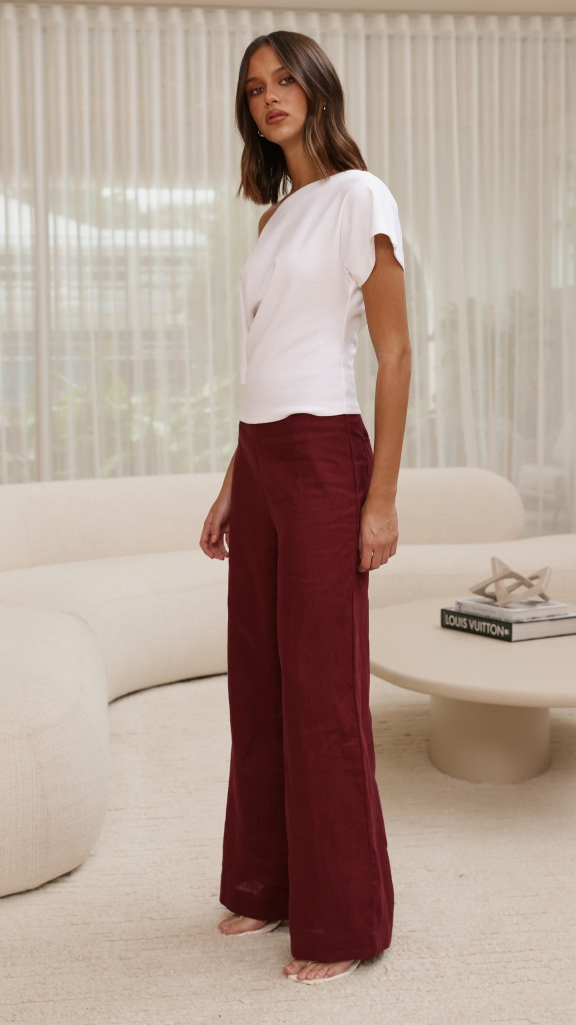 Karah Pants - Merlot - Billy J