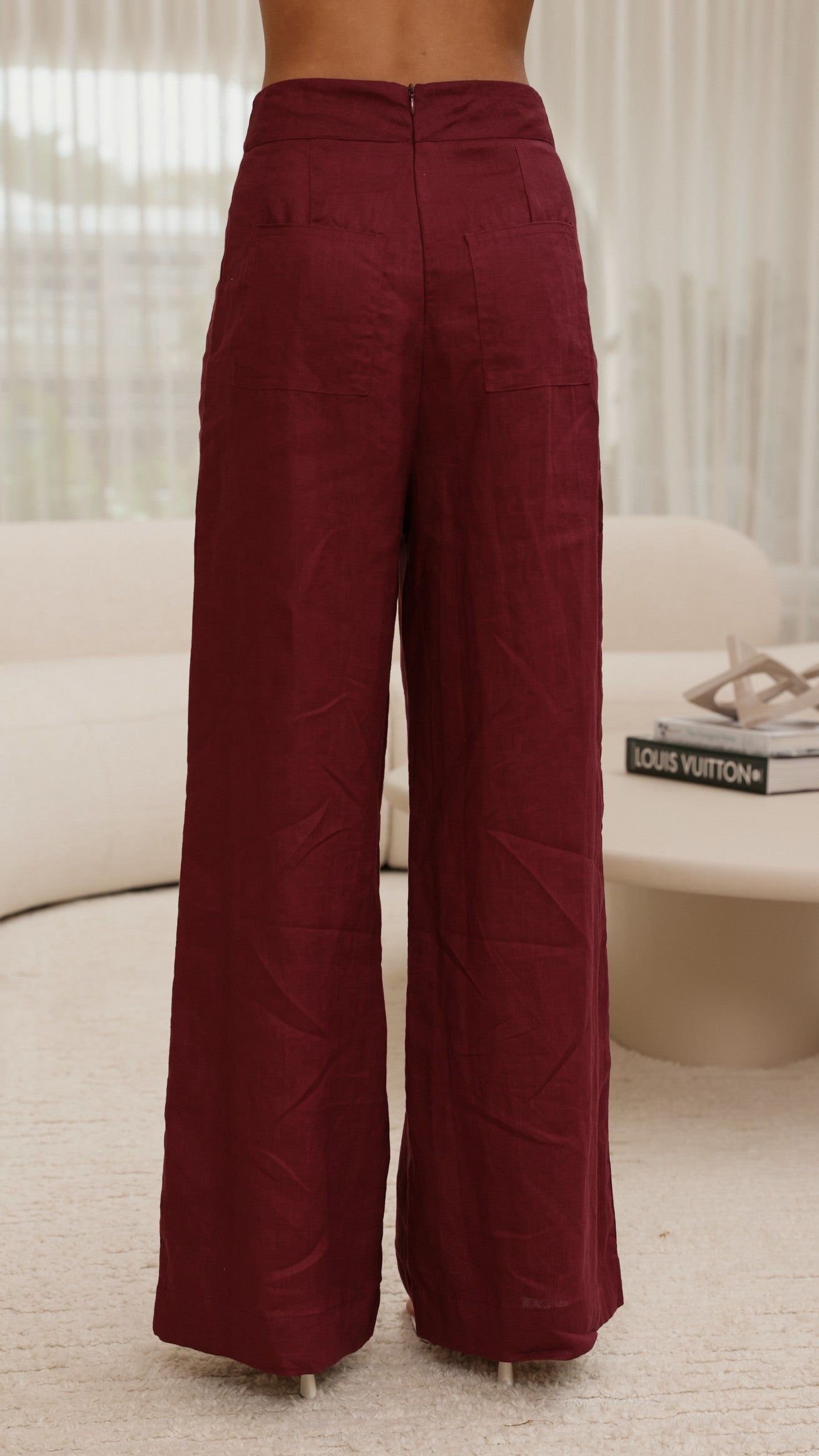 Karah Pants - Merlot - Billy J