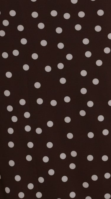 Leighton Top - Chocolate/White Polka Dot - Billy J