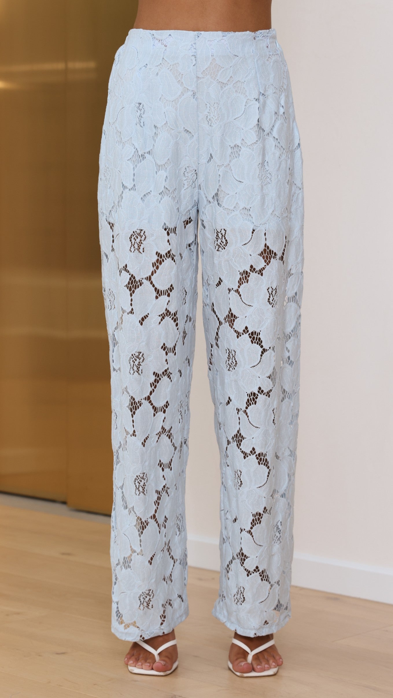 Makaylie Pants - Blue Flower - Billy J