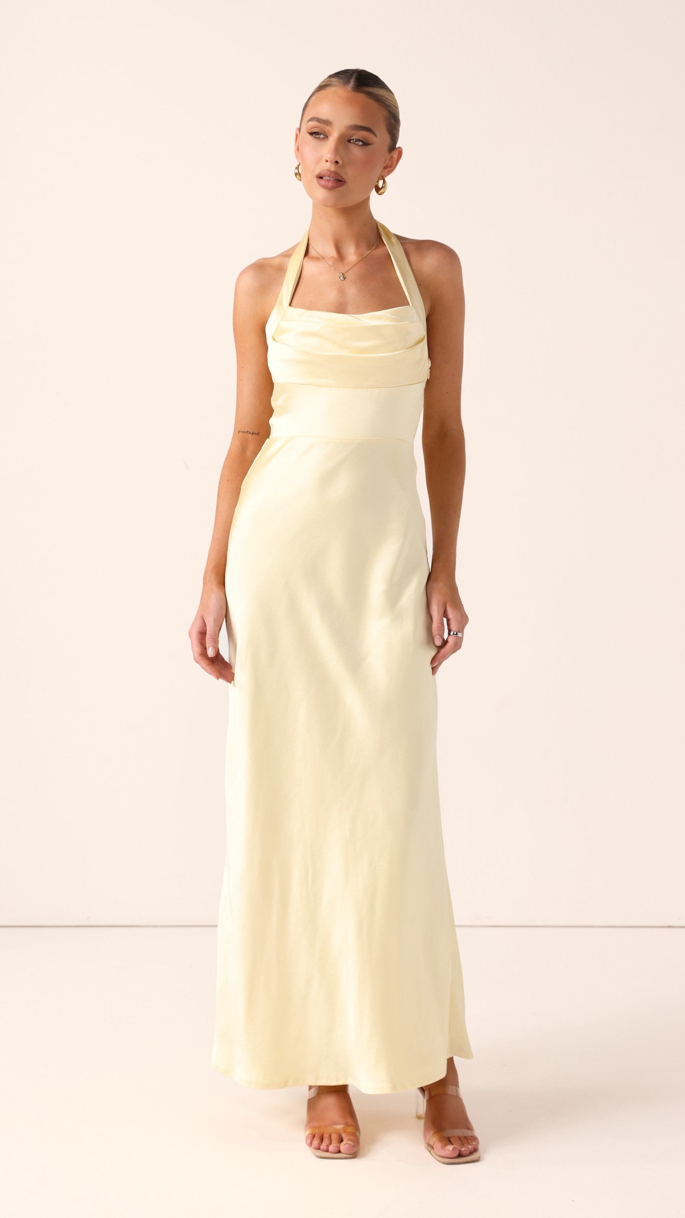 Alexa Maxi Dress - Yellow - Billy J