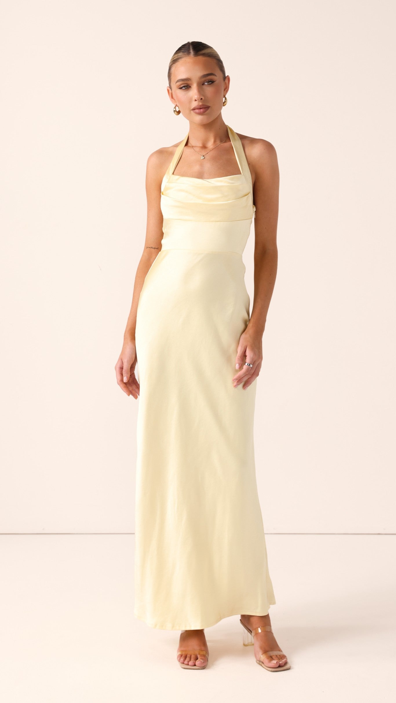 Alexa Maxi Dress - Yellow - Billy J