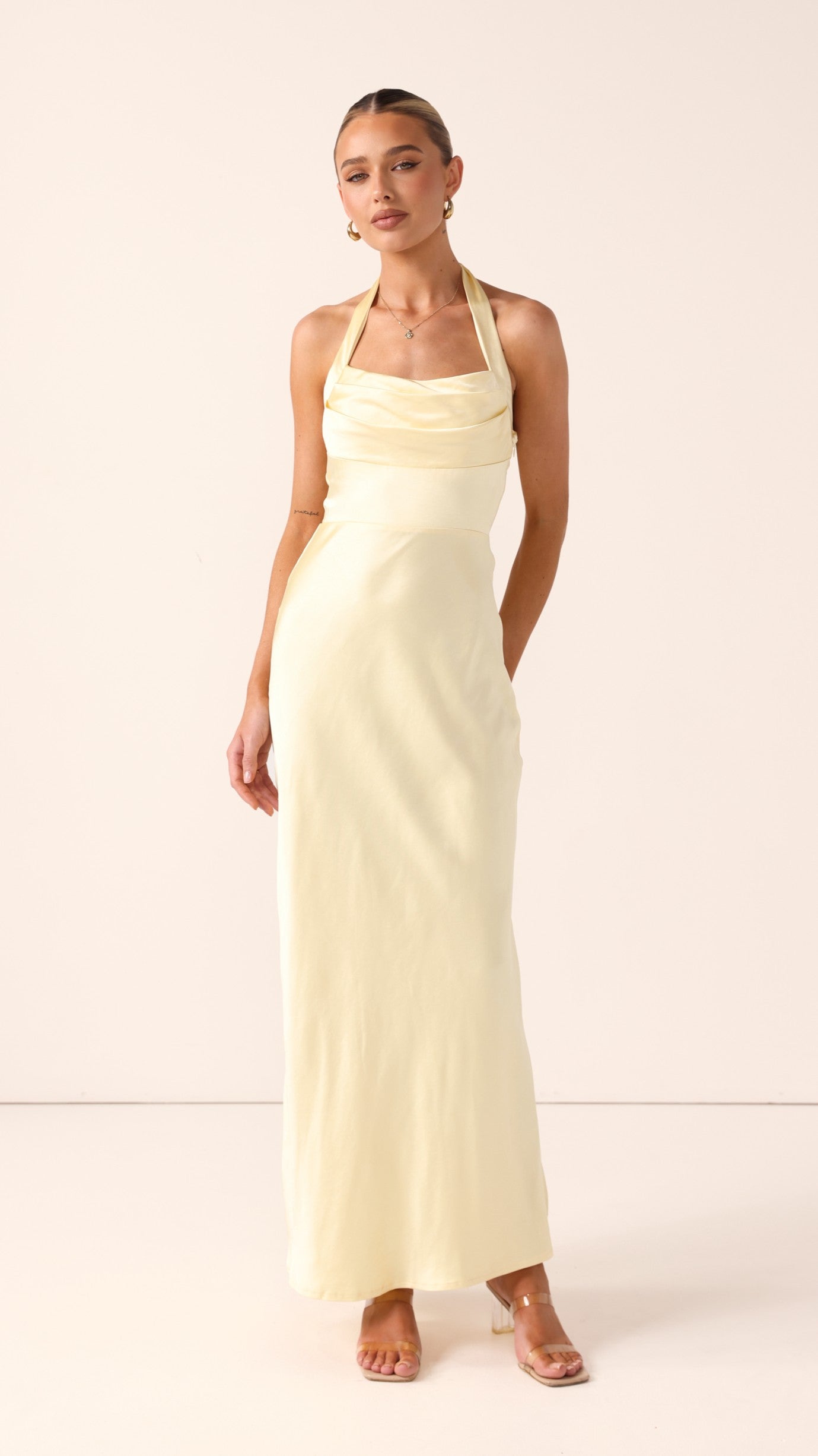 Alexa Maxi Dress - Yellow - Billy J