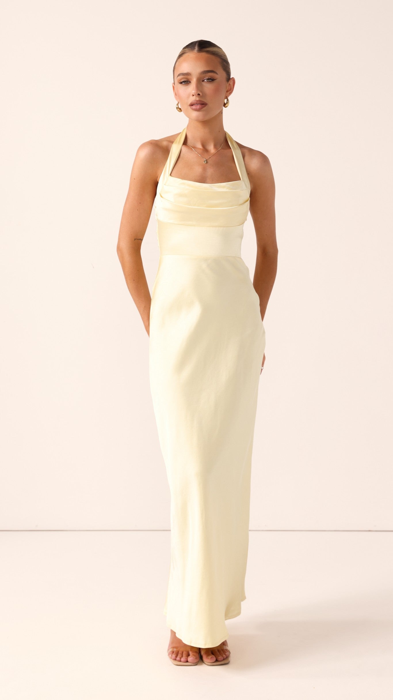 Alexa Maxi Dress - Yellow - Billy J