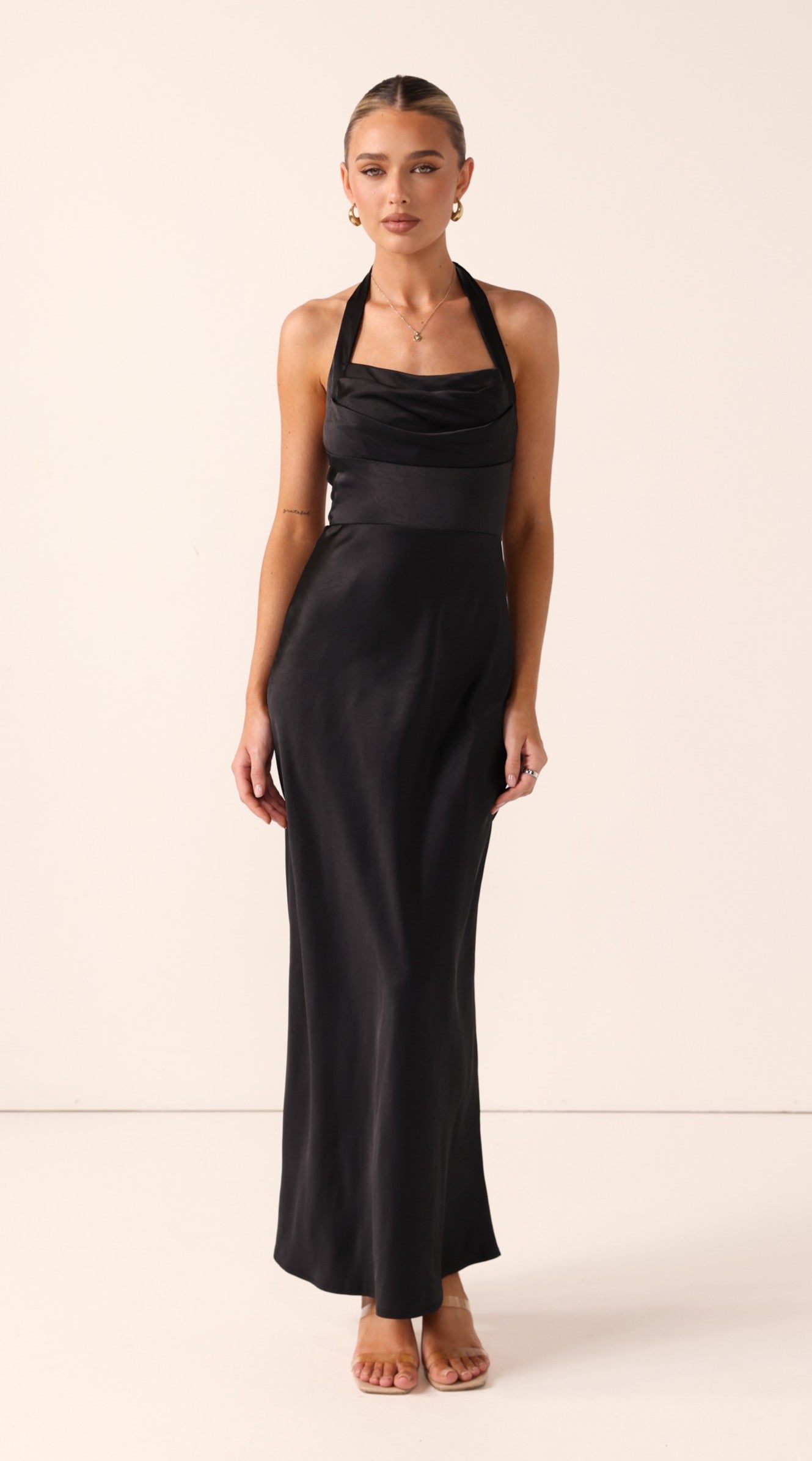 Alexa Maxi Dress - Black - Billy J
