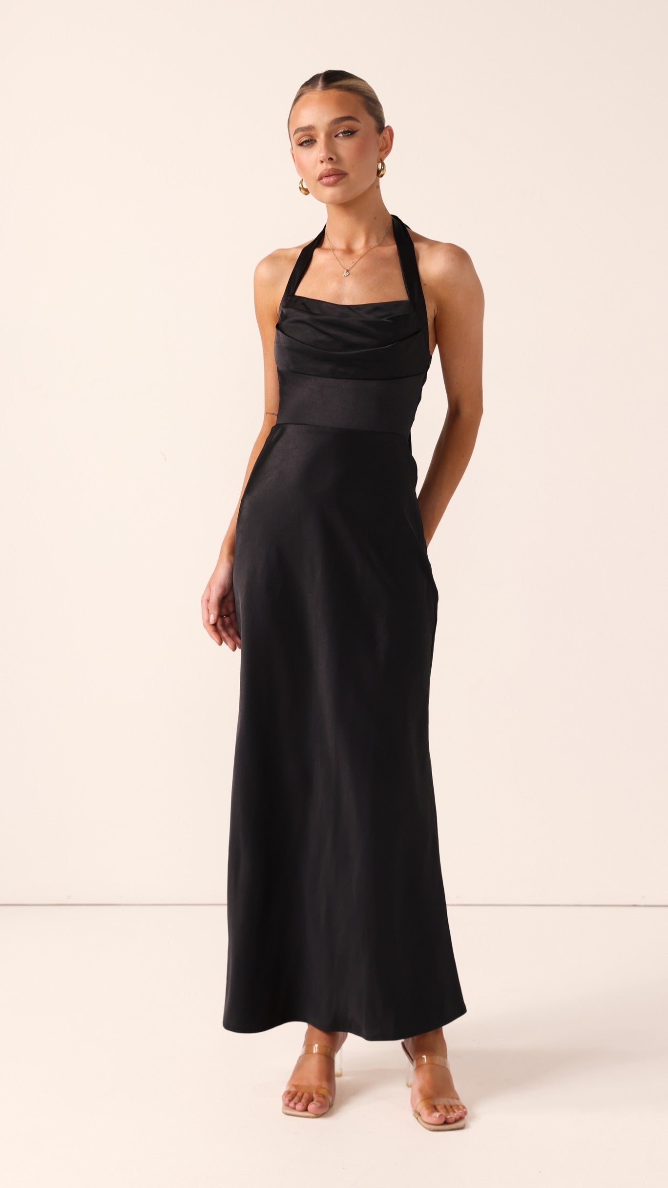 Alexa Maxi Dress - Black - Billy J