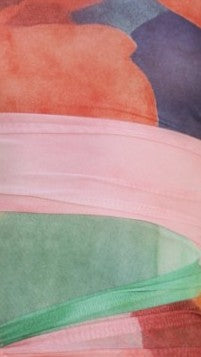 Kourt Maxi Dress - Multi Abstract - Billy J