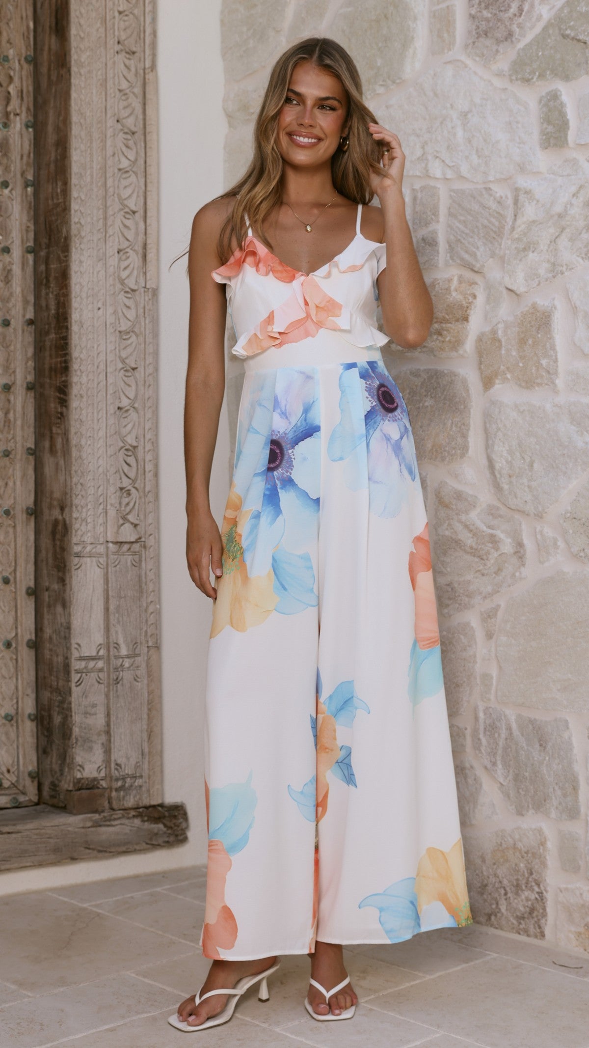 Filippa Jumpsuit - Floral Print - Billy J