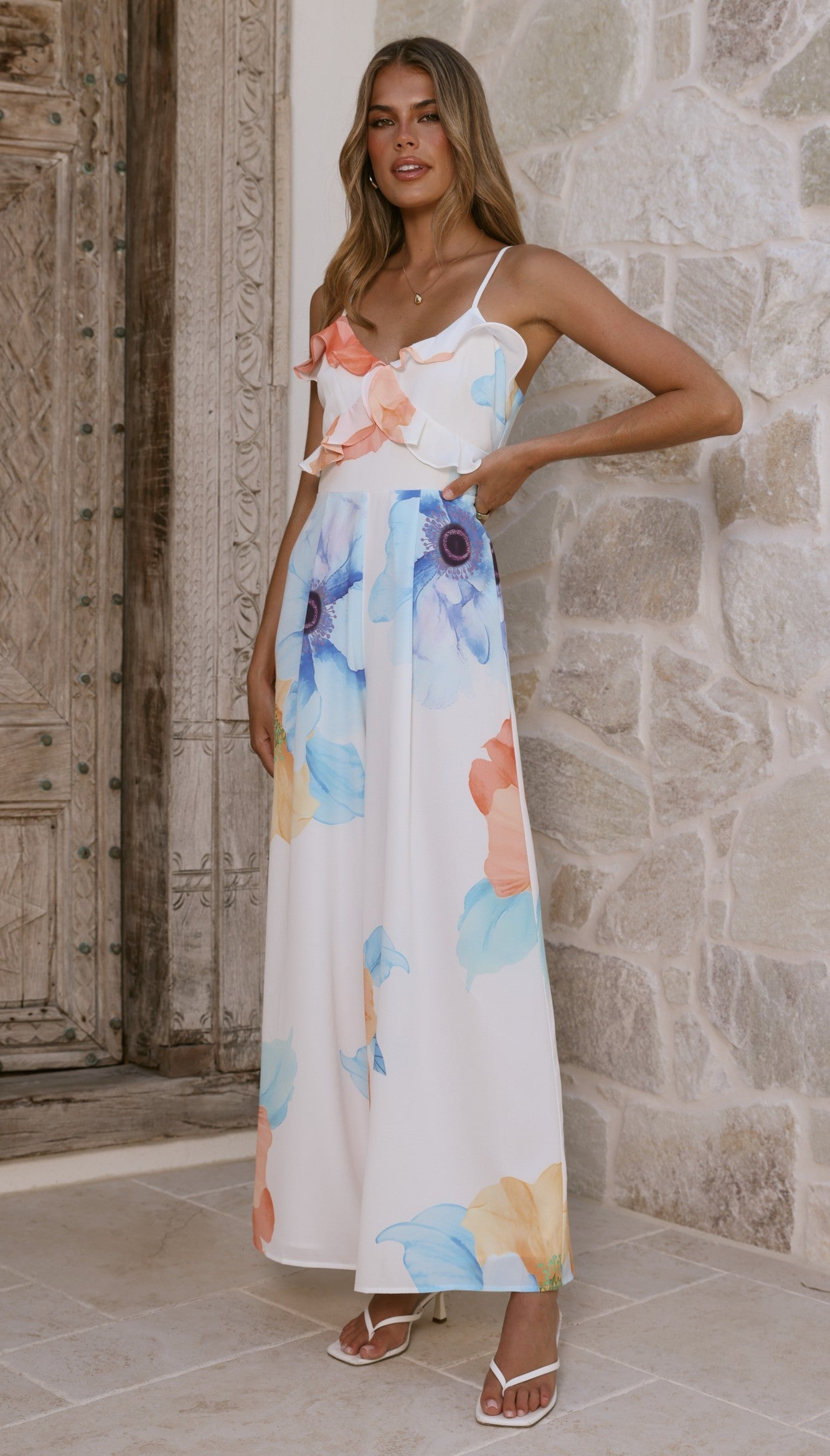 Filippa Jumpsuit - Floral Print - Billy J