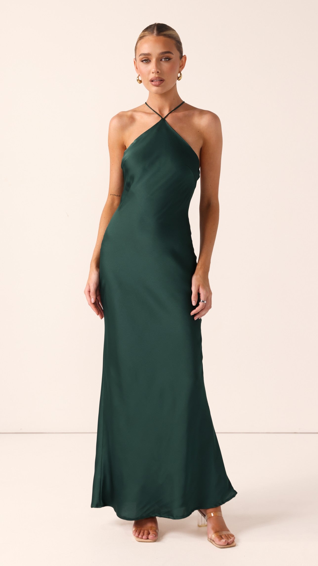 Chiara Maxi Dress - Emerald - Billy J