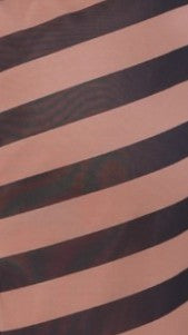 Lilani Mesh Maxi Dress - Navy Stripe - Billy J