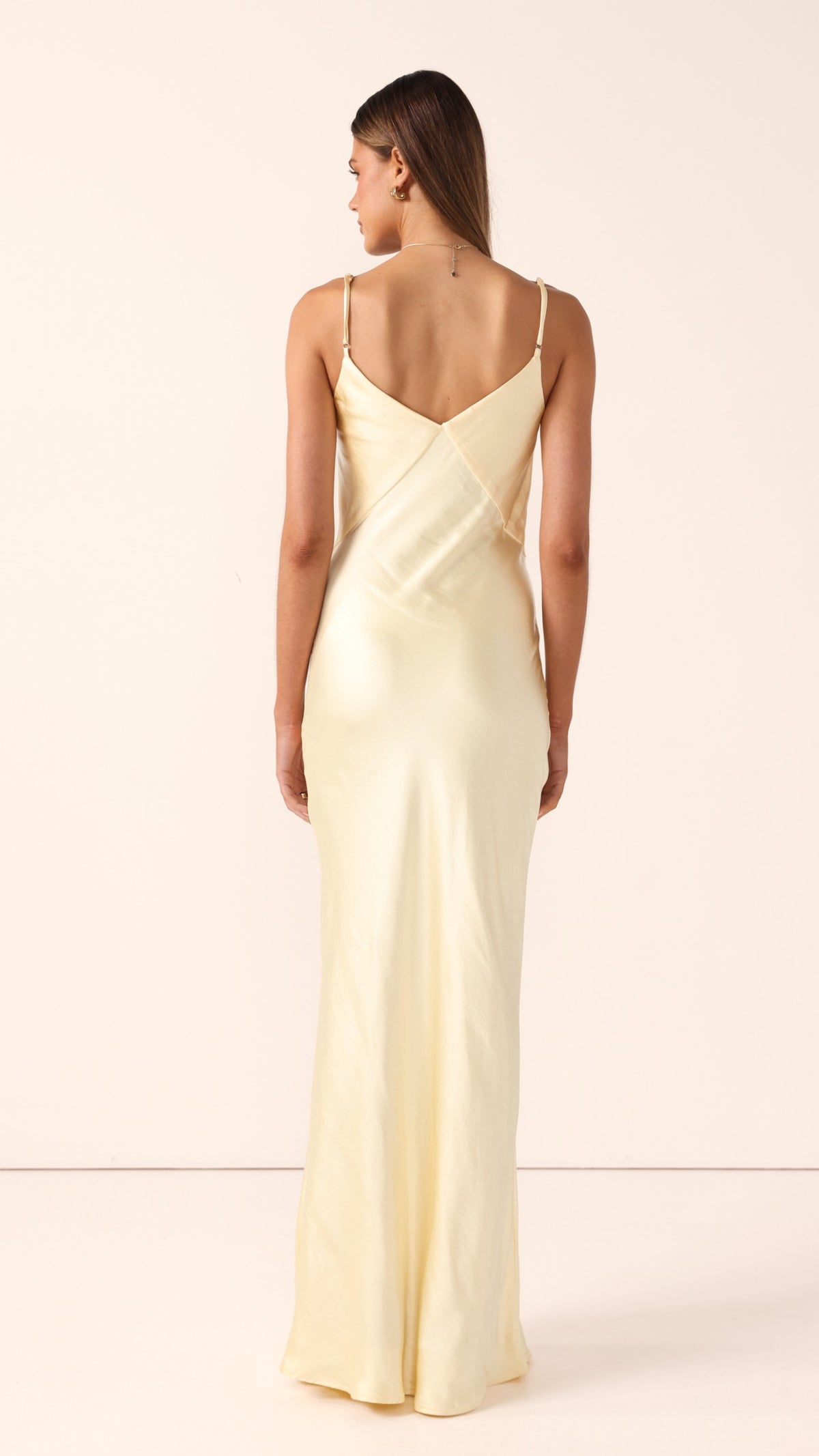 billy j yellow bridesmaid dress Gisella Maxi Size:1x