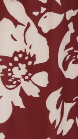 Melina Jumpsuit - Merlot Floral - Billy J