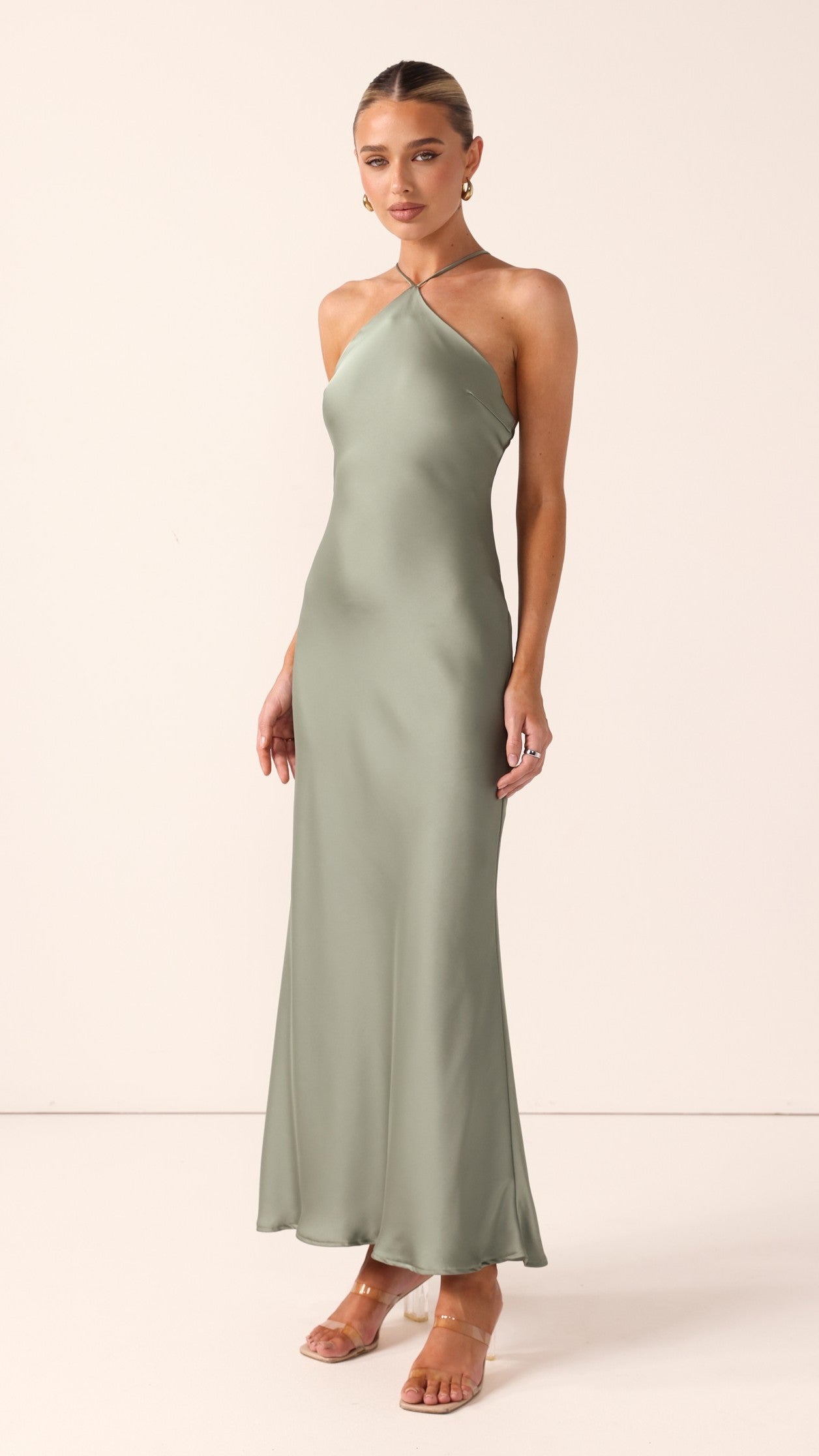 Chiara Maxi Dress - Green - Billy J