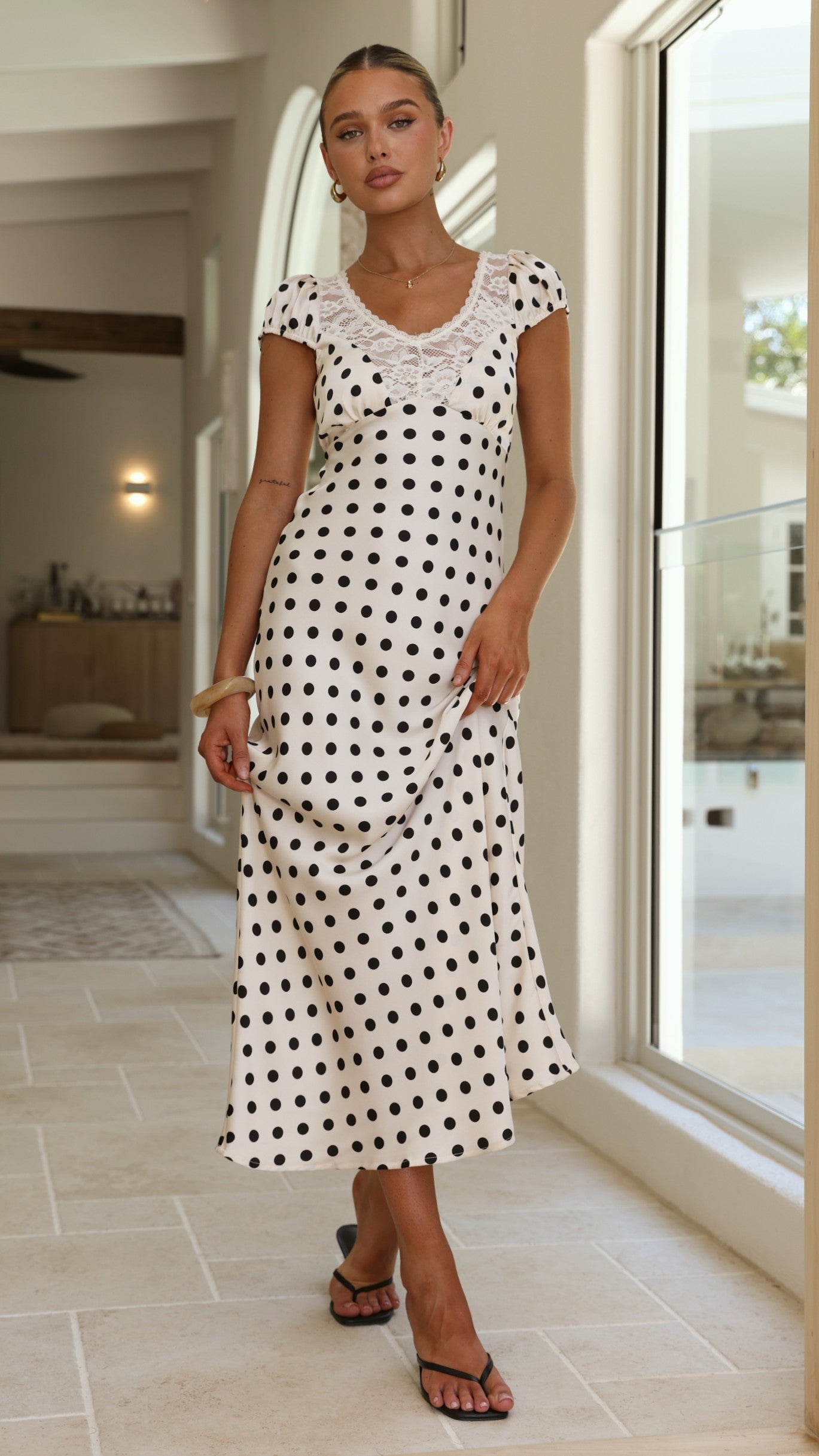 Esme Maxi Dress - Polka Dot - Billy J
