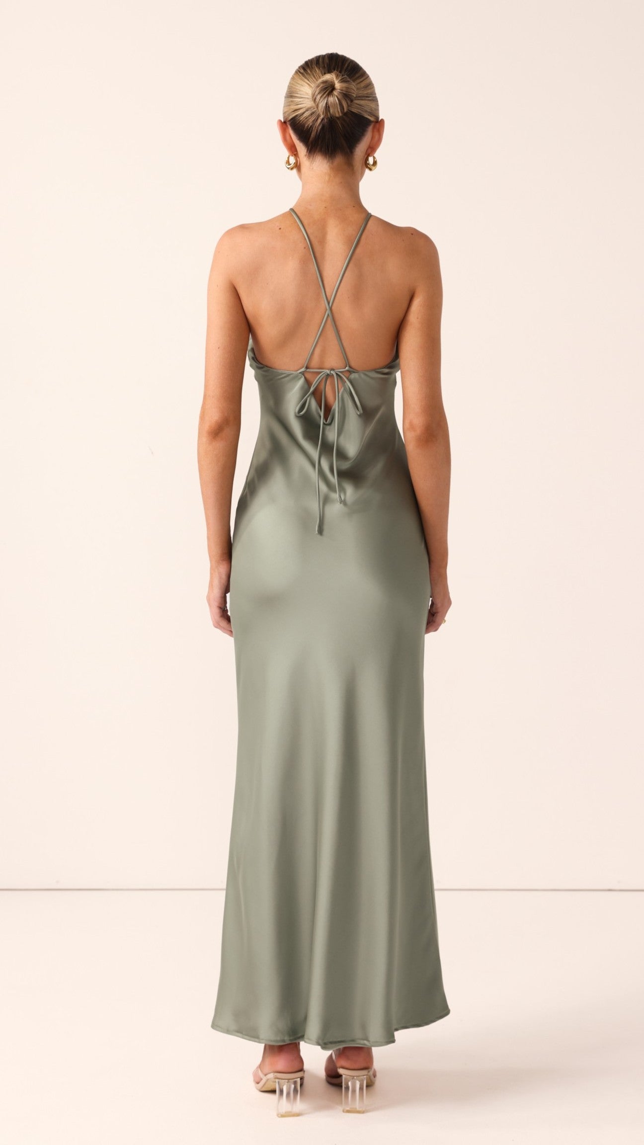 Chiara Maxi Dress - Green - Billy J