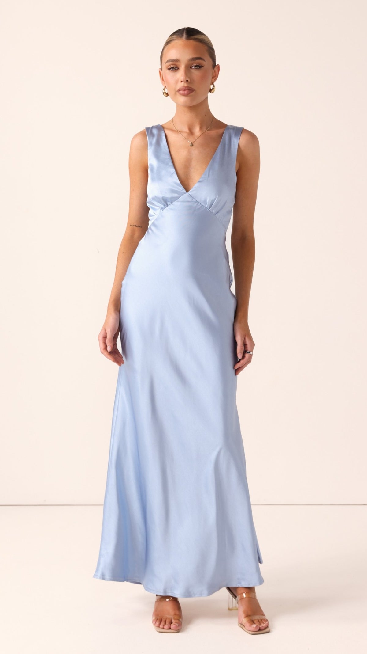 Sofia Maxi Dress - Blue - Billy J