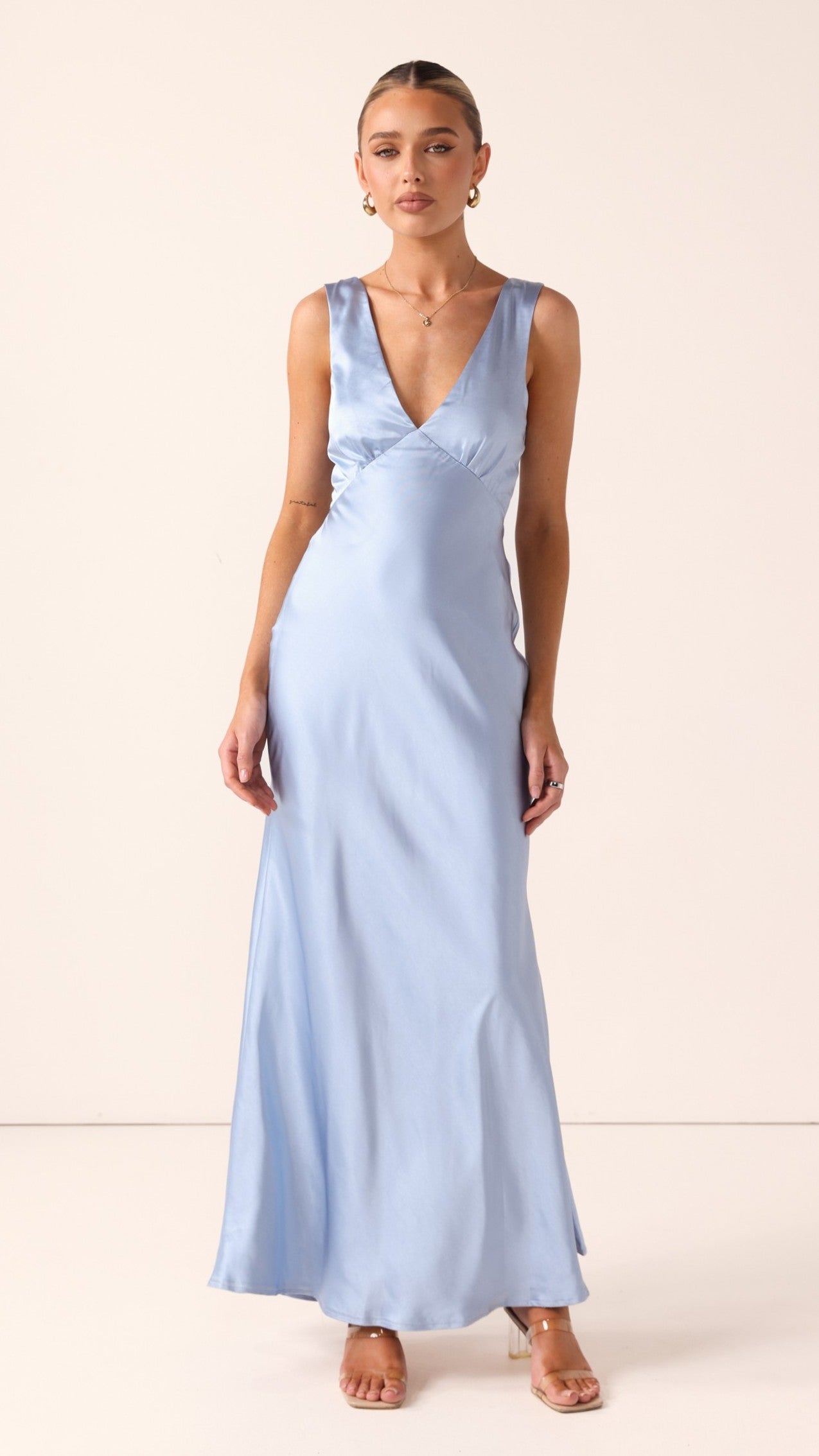 Sofia Maxi Dress - Blue - Billy J