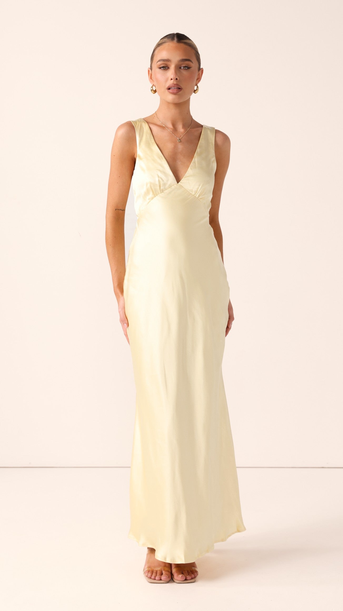 Sofia Maxi Dress - Yellow - Billy J