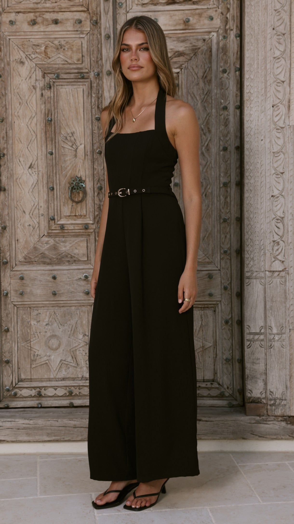 Cleo Jumpsuit - Black - Billy J