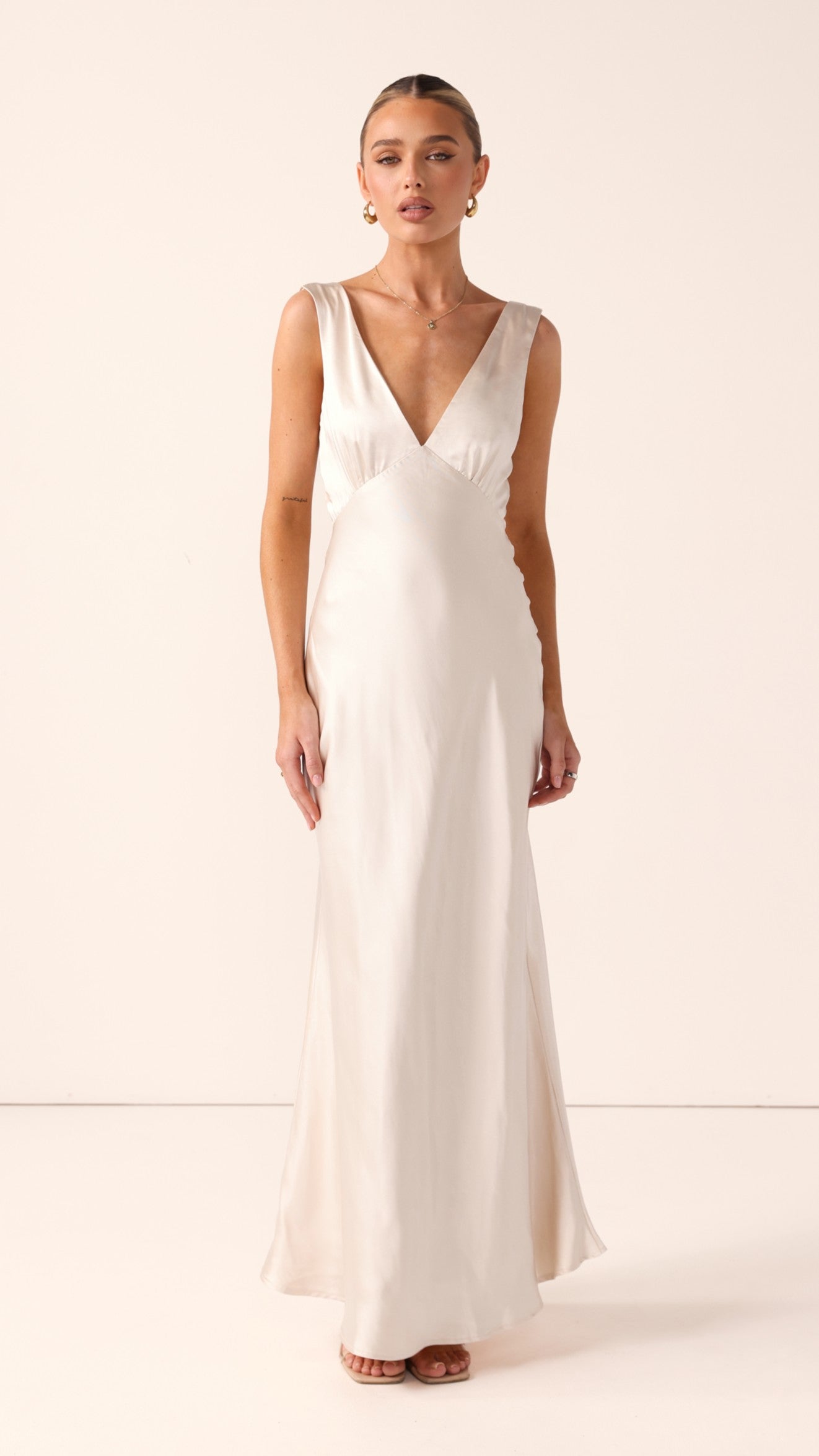 Sofia Maxi Dress - Champagne - Billy J