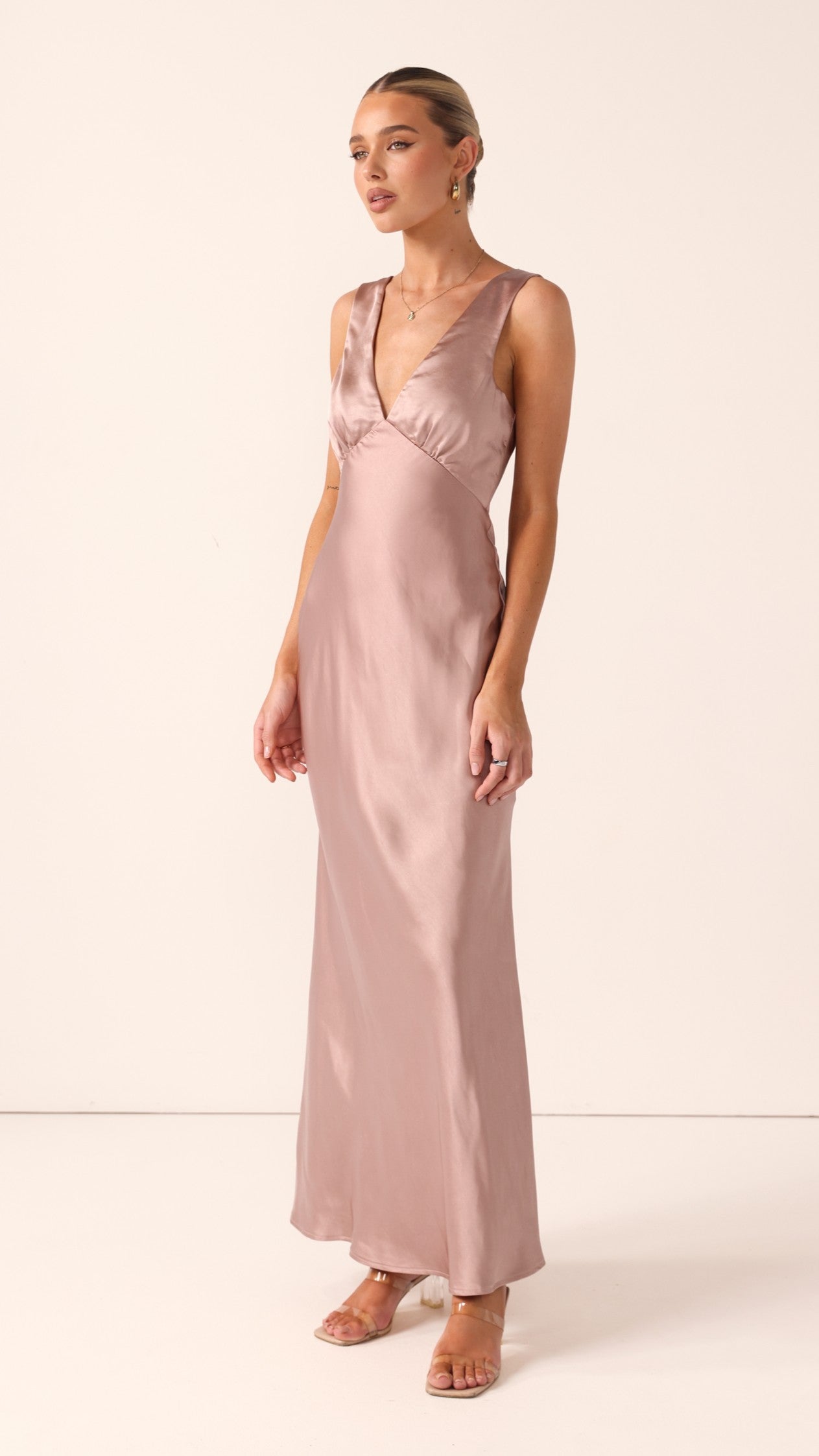 Sofia Maxi Dress - Dusty Pink - Billy J