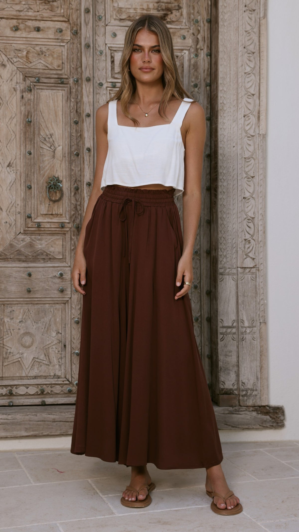 Belinda Pants - Chocolate - Billy J