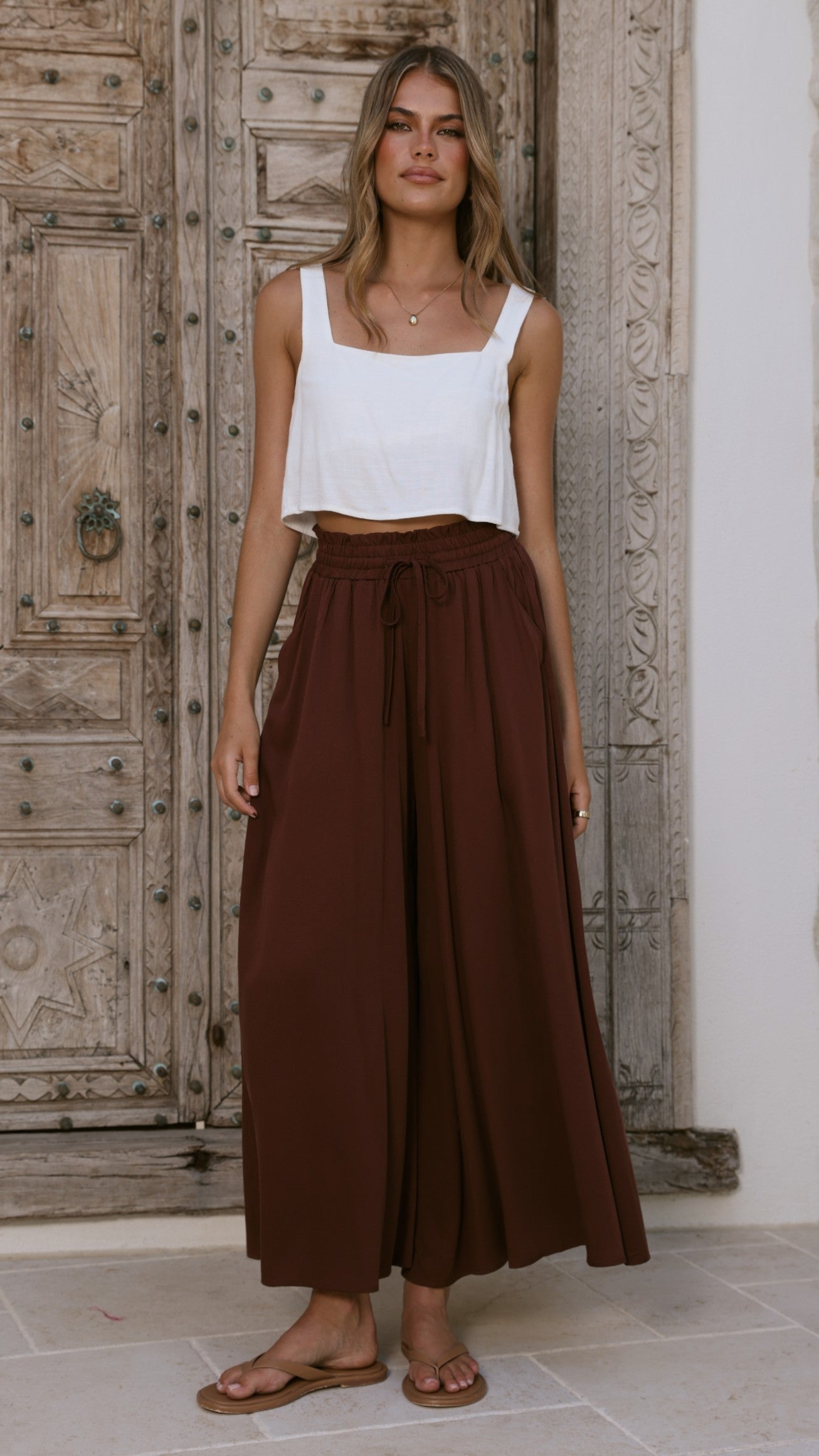 Belinda Pants - Chocolate - Billy J