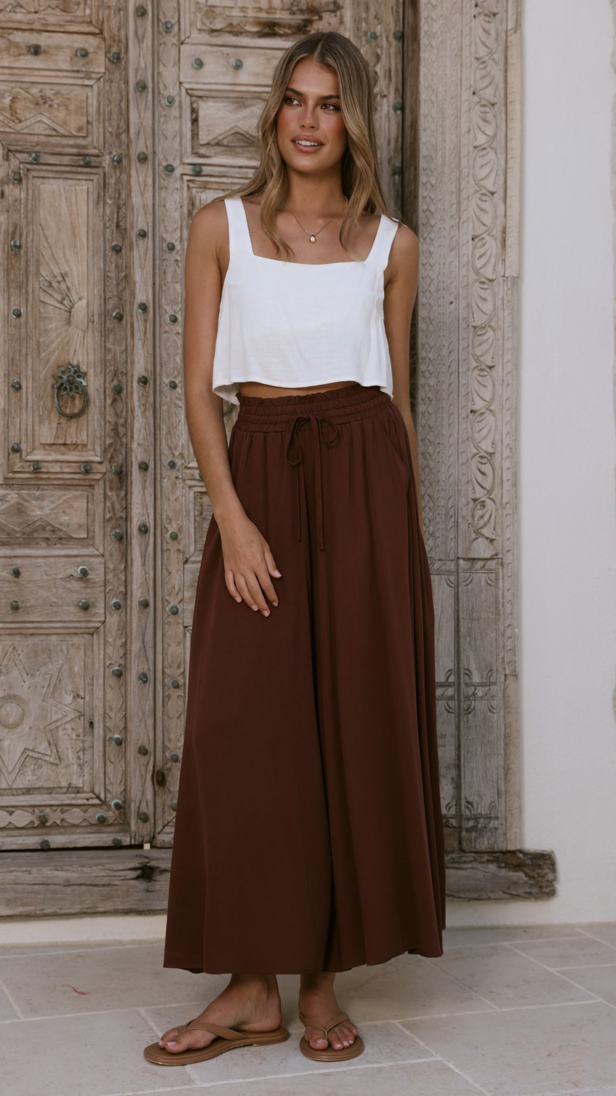 Belinda Pants - Chocolate - Billy J
