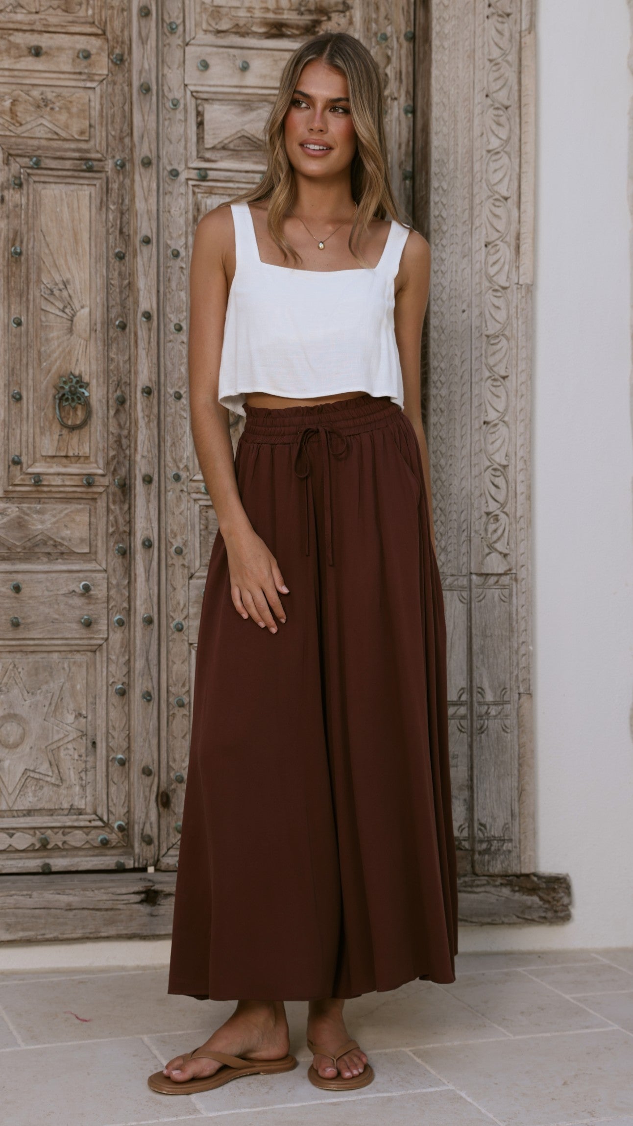 Belinda Pants - Chocolate - Billy J