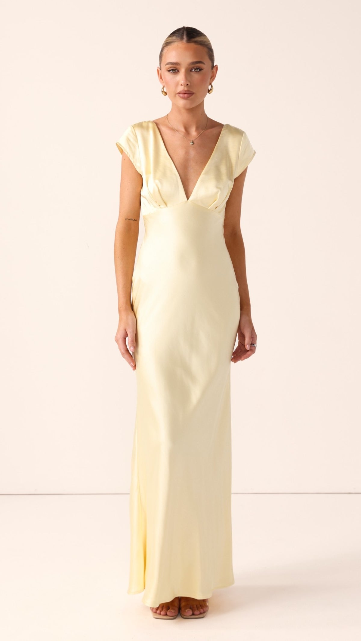 Amelia Maxi Dress - Yellow - Billy J