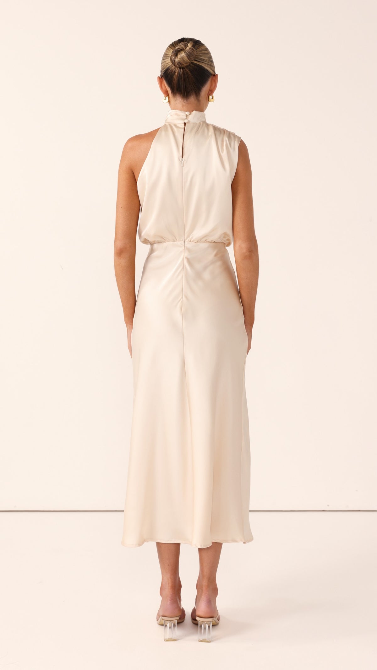 Esther Maxi Dress - Soft Gold - Billy J
