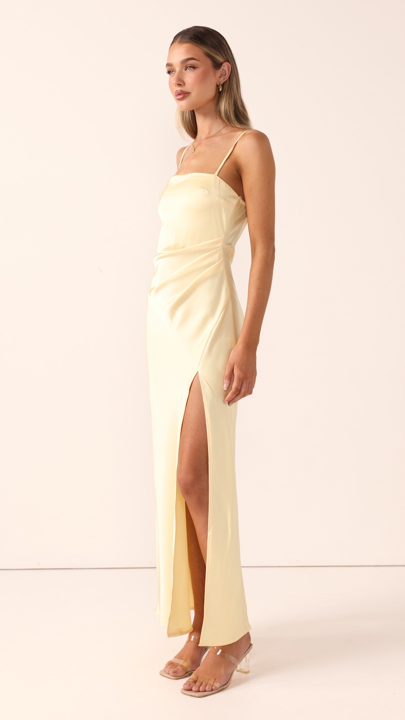 Ilana Maxi Dress - Lemon - Billy J