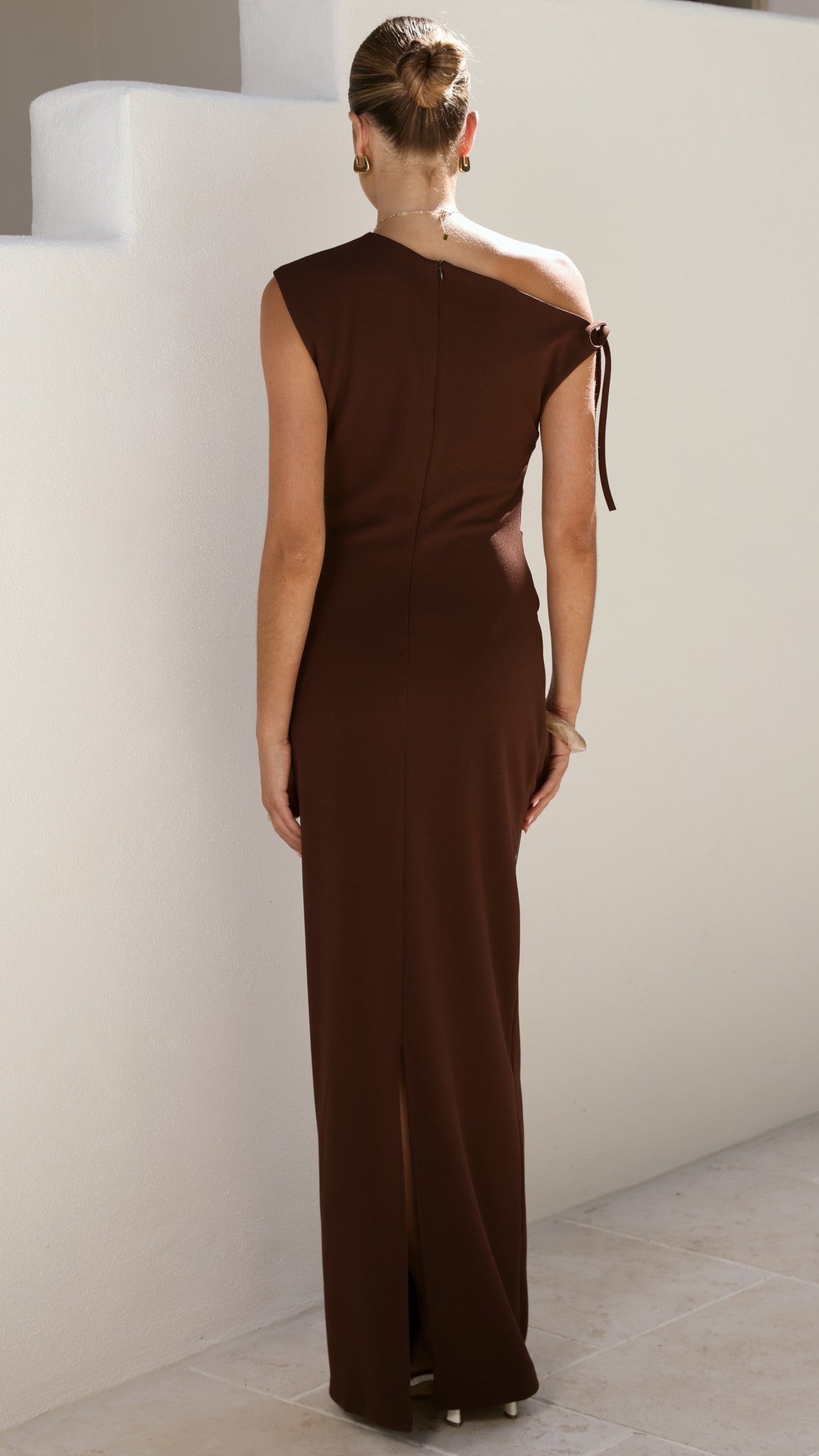 Lealah Maxi Dress - Chocolate - Billy J