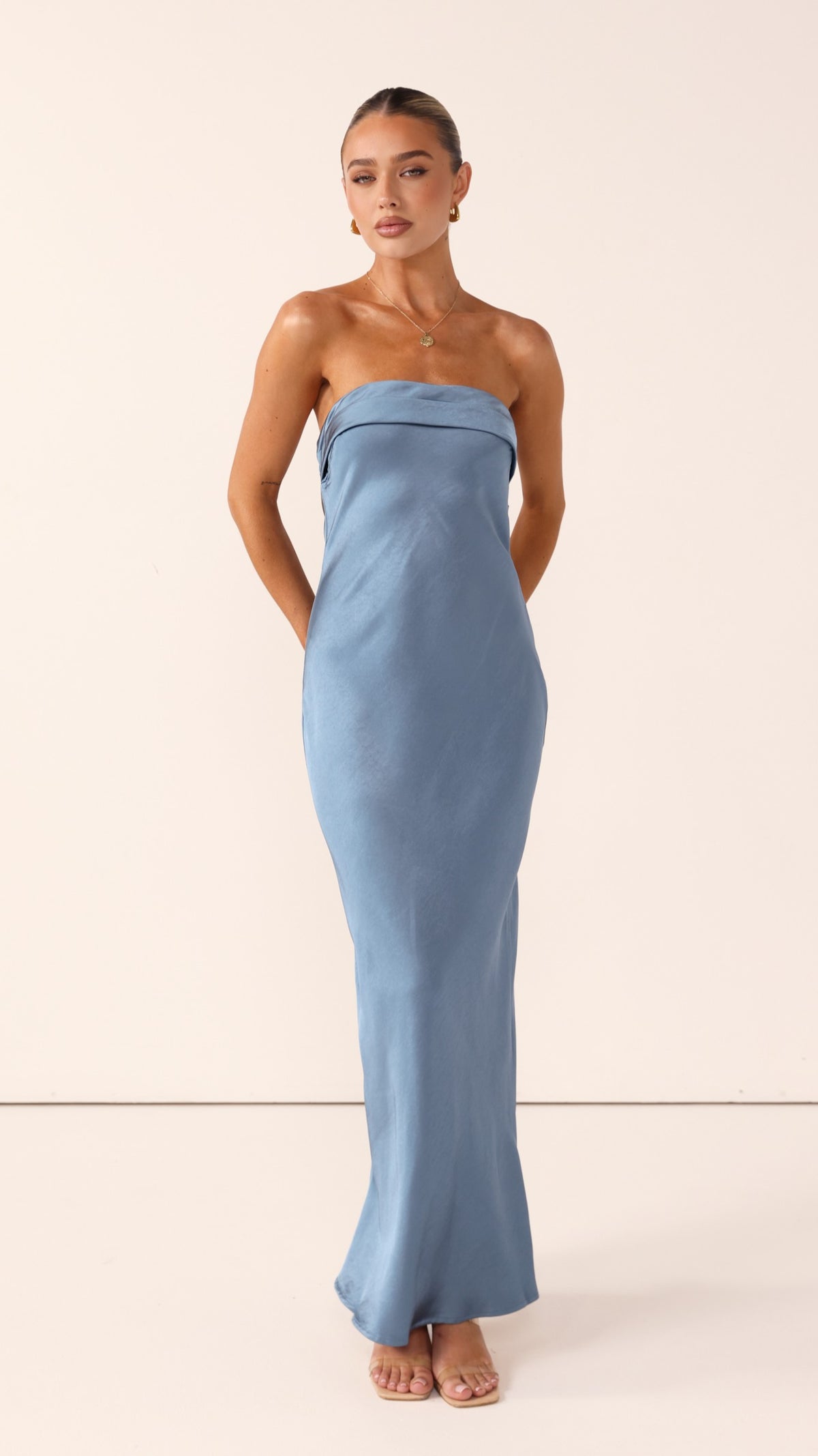 jazelle maxi dress blue Gisele - Steel - Buy Women's Dresses any solvent