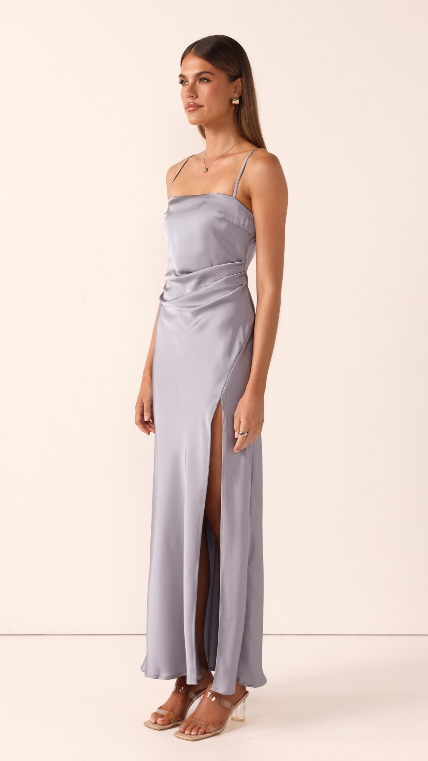 Ilana Maxi Dress - Steel Blue - Billy J