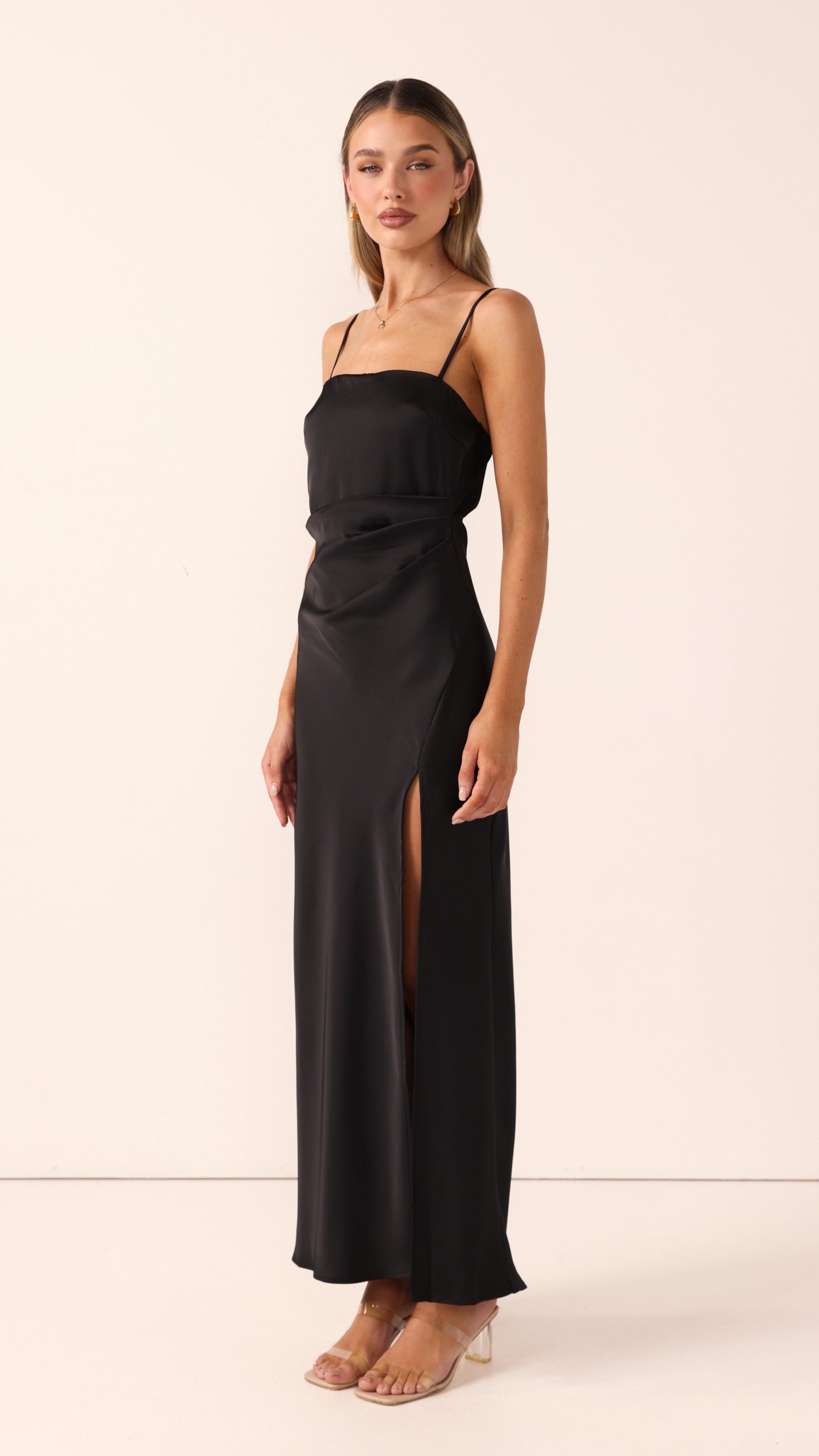 Ilana Maxi Dress - Black - Billy J