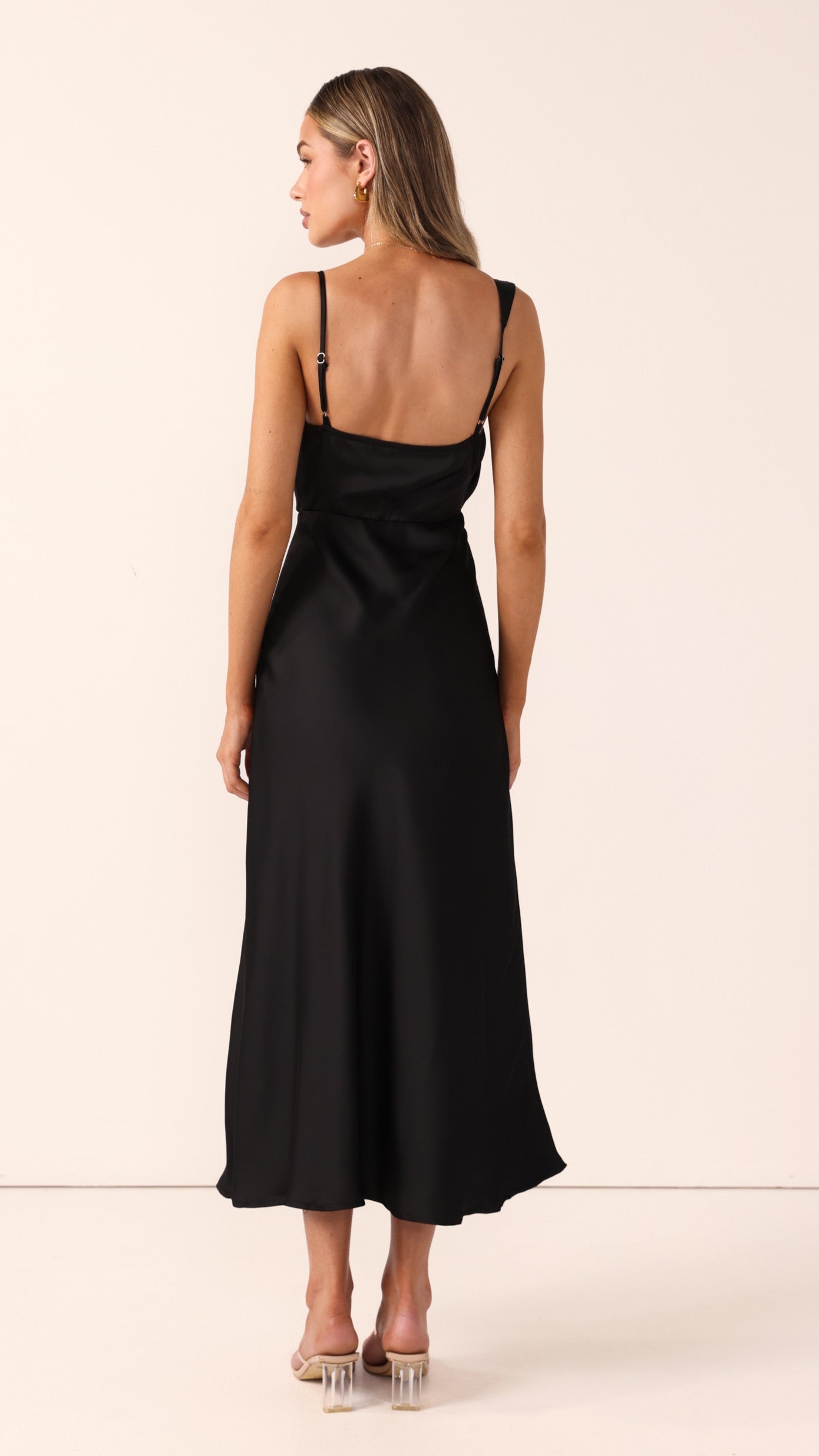 Audrey Maxi Dress - Black - Billy J