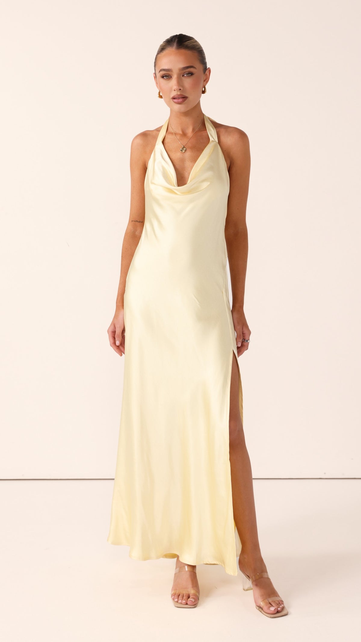 Sian Maxi Dress - Yellow - Billy J