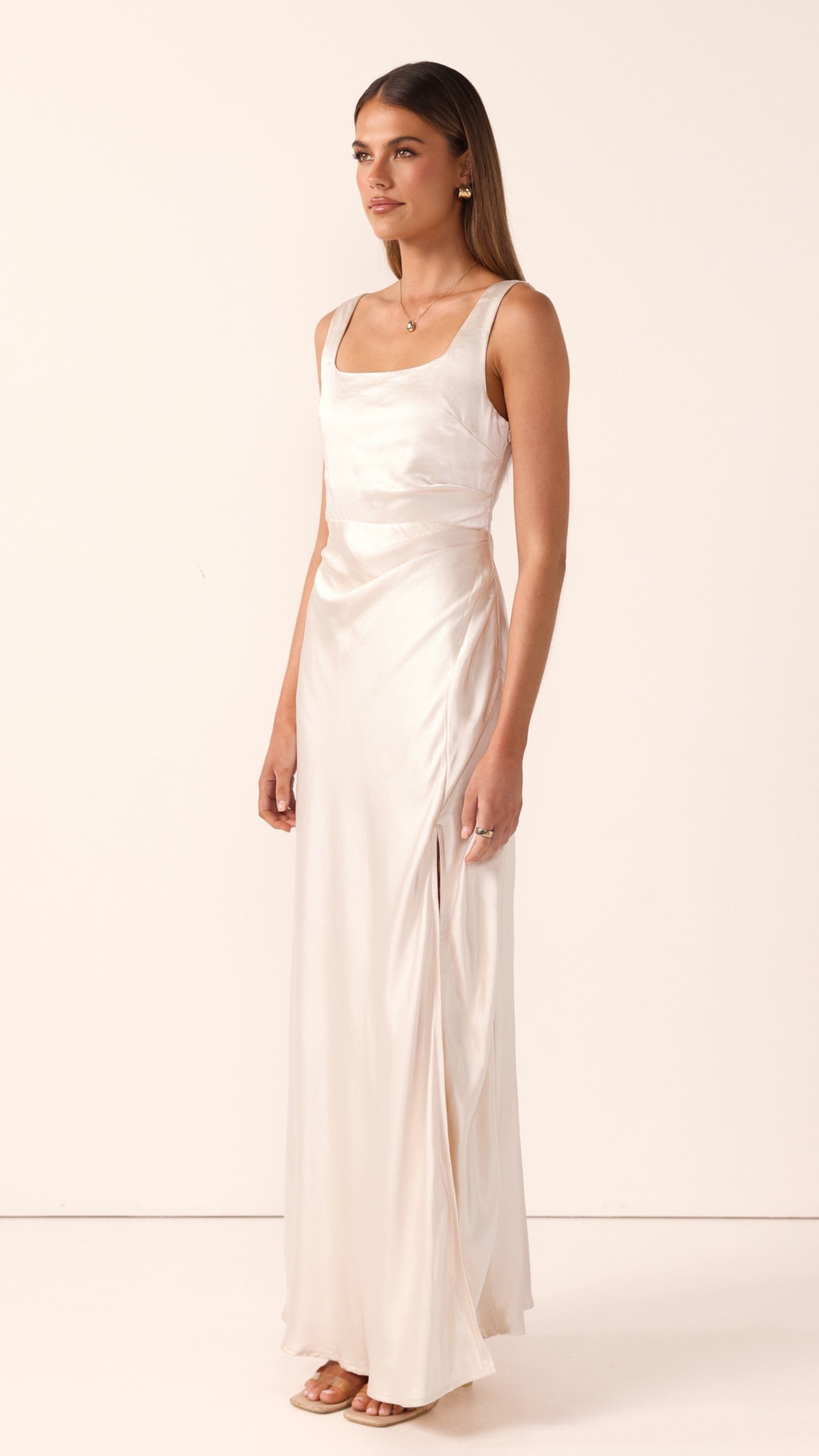 Alaria Maxi Dress - Champagne - Billy J