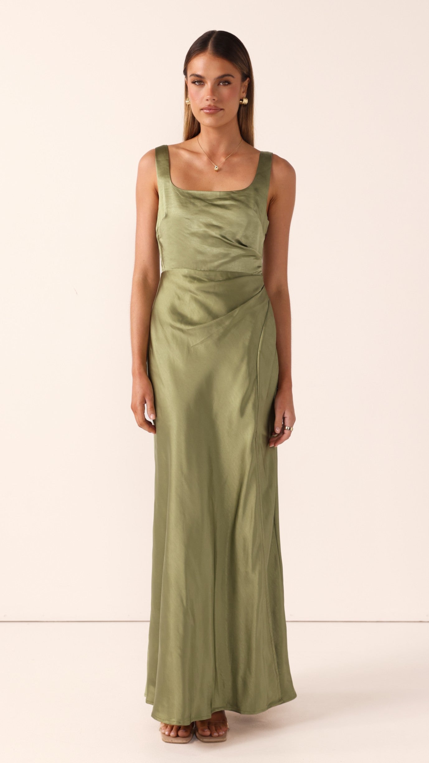 Alaria Maxi Dress - Olive - Billy J