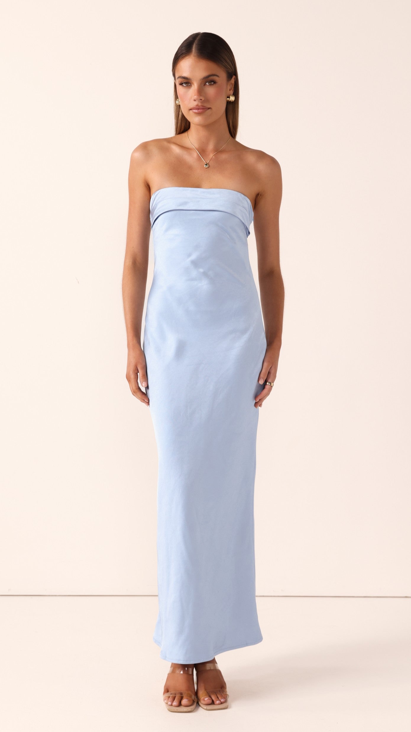 Gisele Maxi Dress - Baby Blue - Billy J