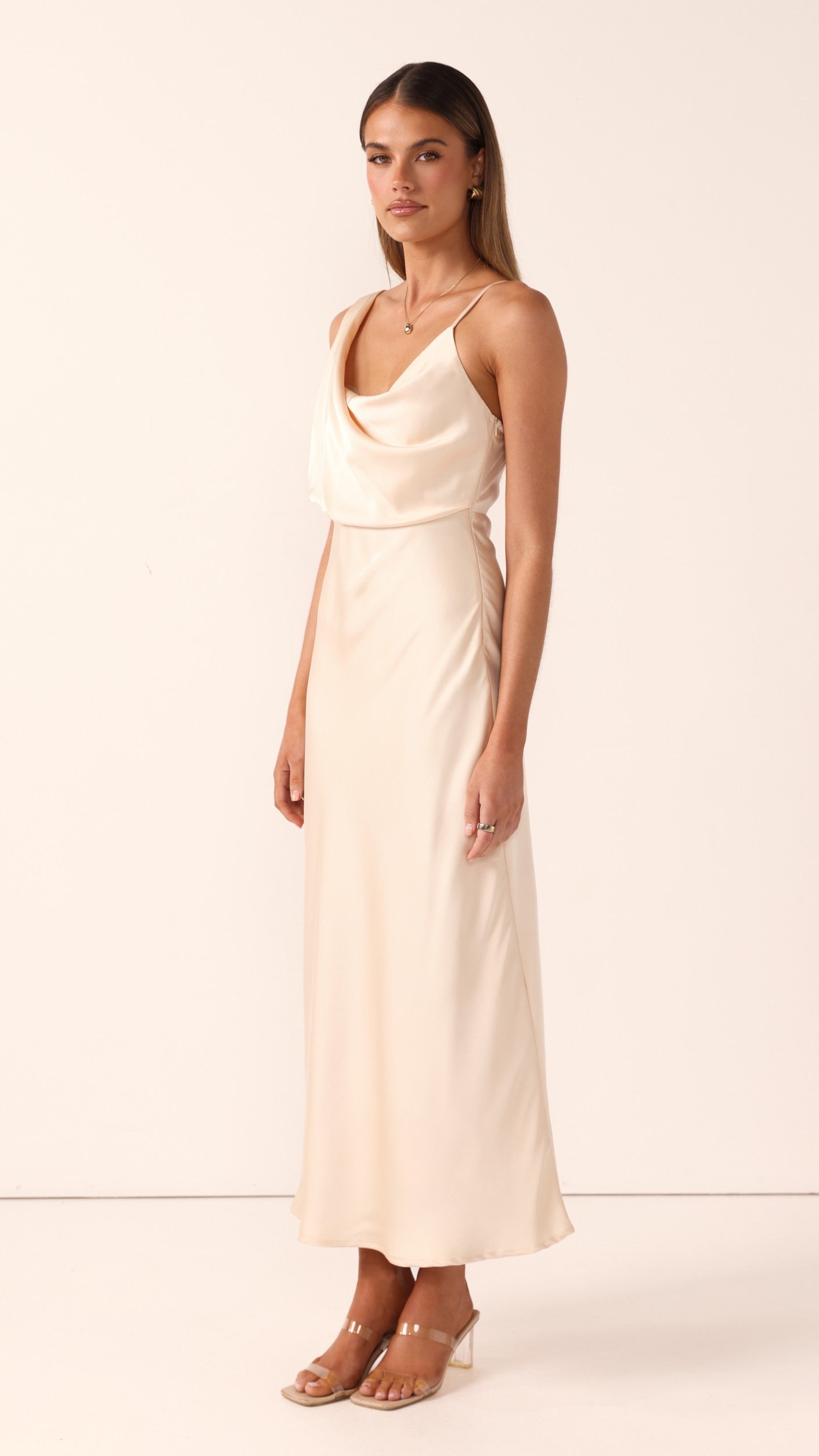 Audrey Maxi Dress - Soft Gold - Billy J