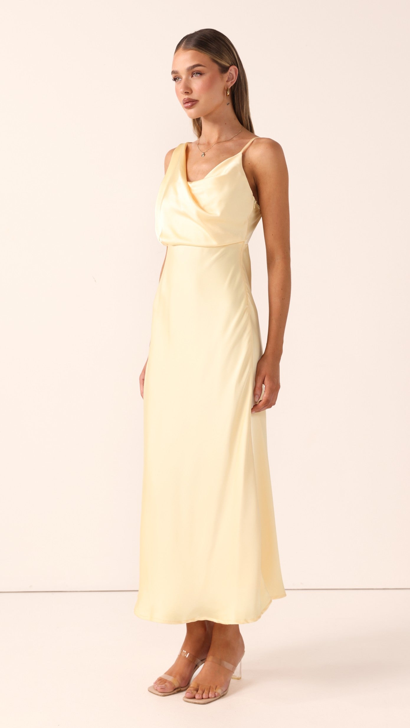 Audrey Maxi Dress - Lemon - Billy J