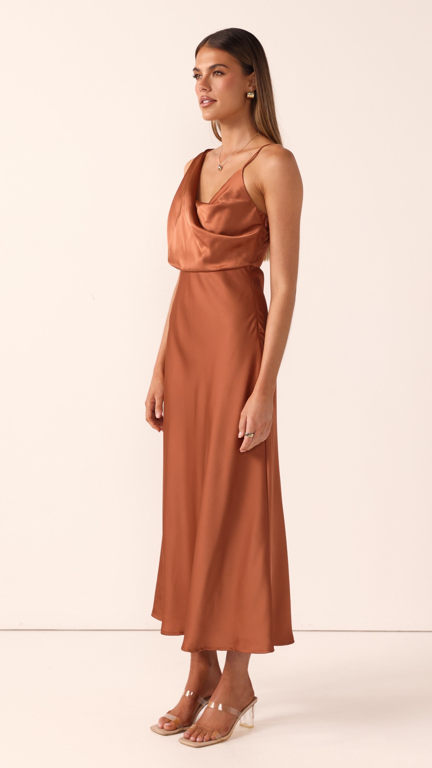 Audrey Maxi Dress - Copper - Billy J