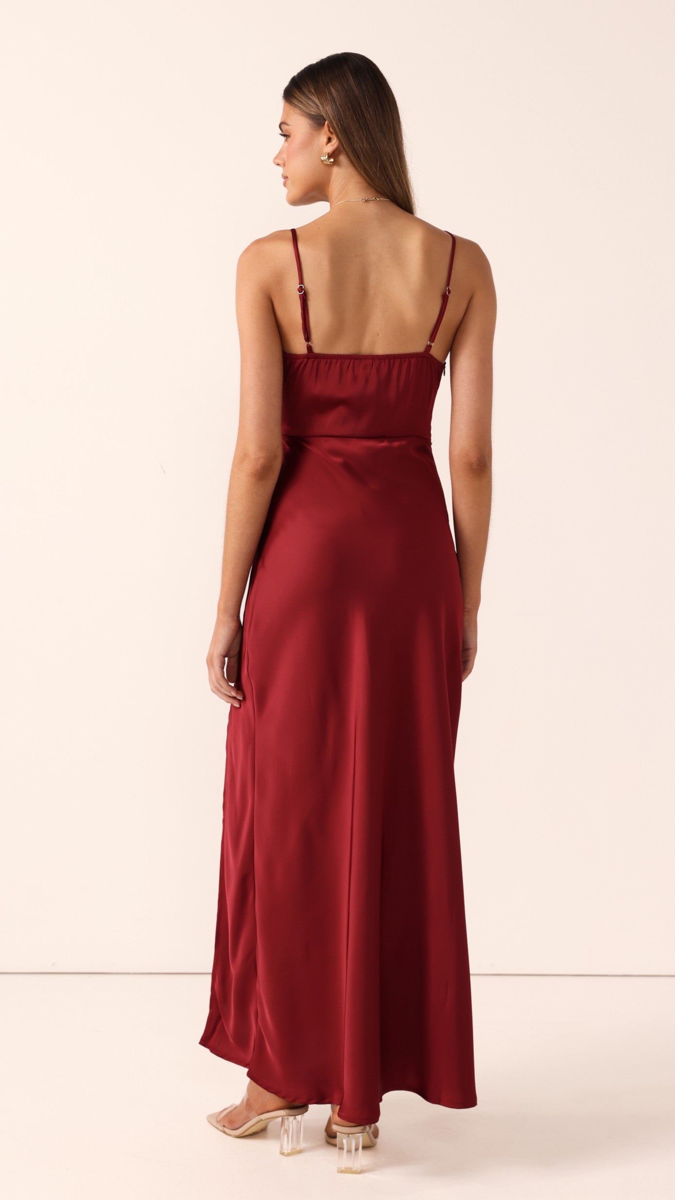 Ilana Maxi Dress - Wine - Billy J